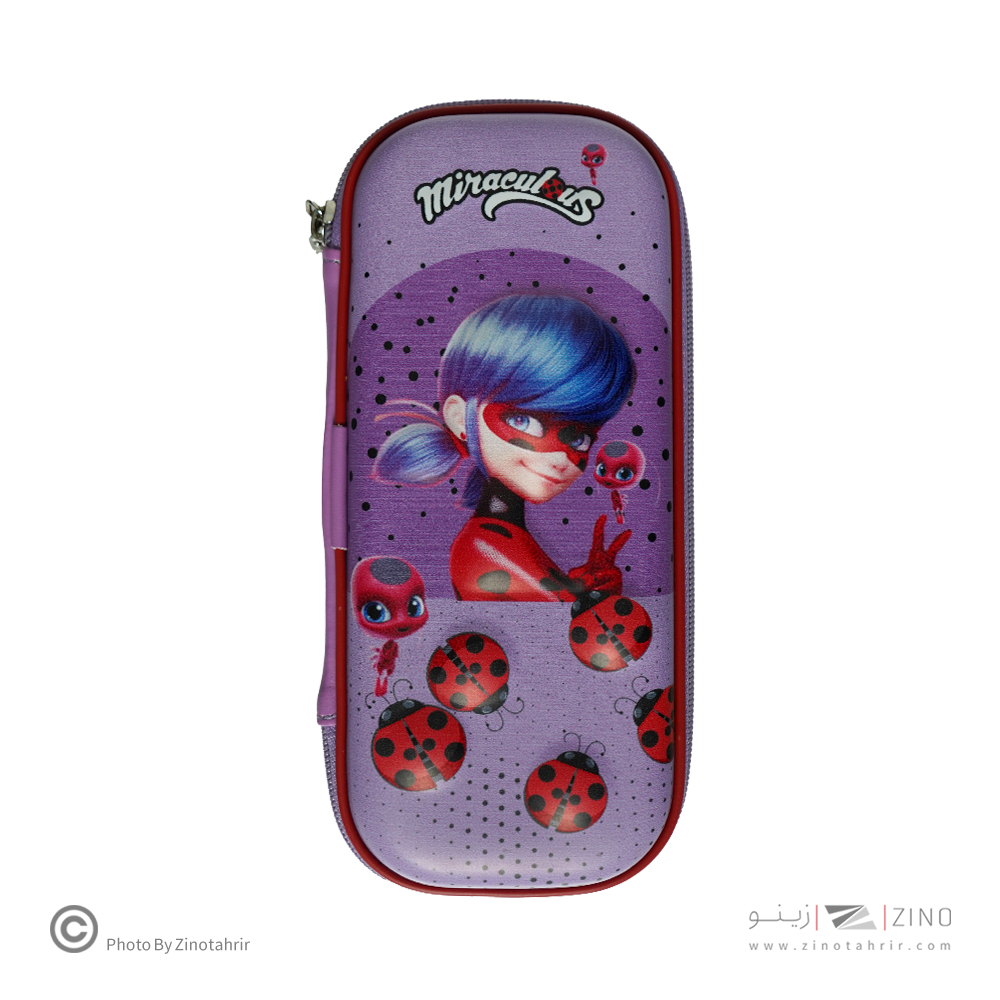 جامدادی هاردباکس تک زیپ کفشدوزک پرنسس فروزن لایت استارکد201 